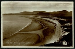 Ref 1300 - 1943 Postcard - Harlech Sands From Llanfairfechan Caernarvonshire Wales - Caernarvonshire