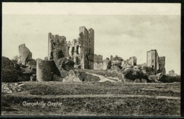 Ref 1300 - Early Postcard - Caerphilly Castle - Glamorgan Wales - Glamorgan