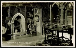 Ref 1300 - Real Photo Postcard - Oak Room Plas Newydd - Llangollen Denbighshire Wales - Denbighshire