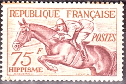 FRANCE Yvert 965 ** Neuf Sans Charniere. MNH (hippisme) - Unused Stamps