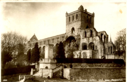 ROXBURGH - JEDBURGH ABBEY AND WAR MEMORIAL RP  Rox23 - Roxburghshire