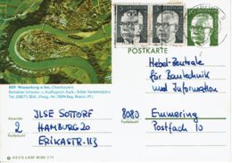 1974 - Allemagne - Carte Entier Postal - WASSERBURG A INN - (+ 2 Tp N° 505) - Bildpostkarten - Gebraucht