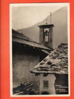 TSH-02 Valais Pittoresque, Le Clocher Du Trétien, Toit En Ardoises. Cachet Salvan 1922 Perrochet-M. 13018 - Salvan