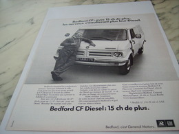 ANCIENNE PUBLICITE BEDFORD CAMION FORD  1975 - Camions