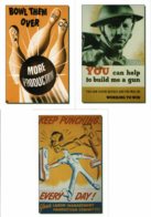 2 Cartes Reproduction Des Affiches De Propagande Américaine + 1 Anglaise - Archives Du Mémorial De Caen - Geschichte