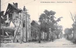 02 - ST QUENTIN ( Militaria ) Boulevard Victor Hugo (après La Guerre 1914-18) - CPA - Aisne - Saint Quentin