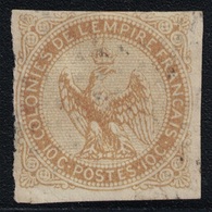 COLONIES GENERALE- AIGLE - N°3 10c BISTRE - OBLITERE. - Aquila Imperiale