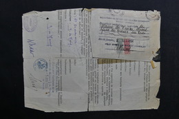 BRÉSIL - Document Avec Fiscaux  Brésilien En 1954 -  L 31618 - Covers & Documents