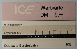 GERMANY - Test - ICE 1a - 5DM - 1st Issue - VF Used - T-Series : Tests