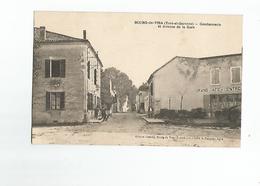 82 Bourg De Visa Gendarmerie Et Avenue De La Gare Grand Café Du Centre Animée - Bourg De Visa