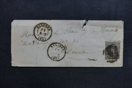 BELGIQUE - Enveloppe De Malines Pour Louvain En 1863 , Affranchissement Plaisant -  L 31671 - 1849-1865 Medallions (Other)