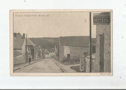 SEPTEUIL (YVELINES) RUE EN PENTE AVEC PLAQUE PUBLICITAIRE MICHELIN - Septeuil