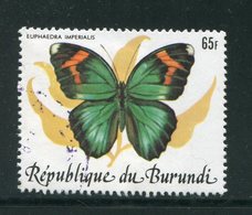 BURUNDI- Y&T N°898- Oblitéré (papillons) Assez Rare!!! - Usati