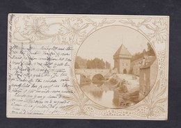 Carte Photo écrite Et Postée De Gingelom Décor Art Nouveau - Gingelom