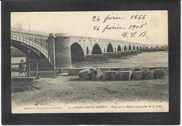 CPA Gard 30 Pont Saint Esprit écrite - Pont-Saint-Esprit