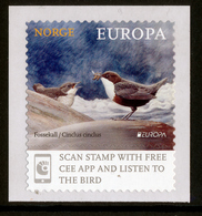 NORWAY/Norwegen, EUROPA 2019 "National Birds" Coil Stamp** - 2019