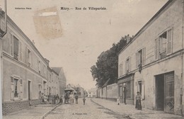 CPA  77 MITRY RUE DE VILLEPARISIS ANIMEE ATTELAGE - Mitry Mory