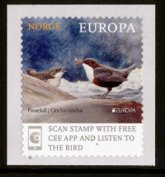 NORWAY/Norwegen, EUROPA 2019 "National Birds" Numbered Coil Stamp** - 2019