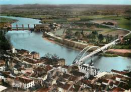 CASTELMORON SUR LOT - Vue Aérienne Du Pont Et Du Barrage Sur Le Lot - Castelmoron