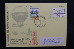 BELGIQUE - Enveloppe Par Ballon En 2000 , Voir Cachets - L 31784 - Lettres & Documents
