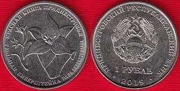 Transnistria 1 Rouble 2019 "Bieberstein Tulip" UNC - Moldawien (Moldau)