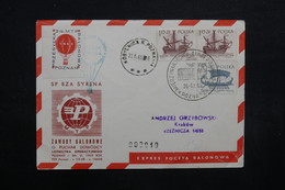 POLOGNE - Enveloppe Par Ballon En 1965 , Voir Cachets - L 31800 - Briefe U. Dokumente