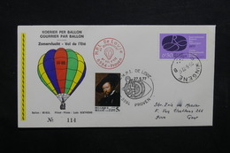 BELGIQUE - Enveloppe Par Ballon En 1977, Voir Cachets - L 31807 - Lettres & Documents