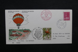 BELGIQUE - Enveloppe Par Ballon En 1976, Voir Cachets - L 31816 - Lettres & Documents