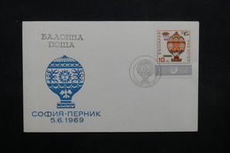 BULGARIE - Enveloppe Par Ballon En 1969, Voir Cachets - L 31822 - Brieven En Documenten