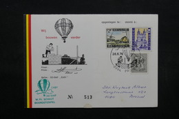 BELGIQUE - Carte Par Ballon En 1976 ,  Voir Cachets - L 31827 - Lettres & Documents