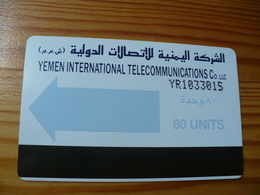 Phonecard Yemen - Magnetic - Jemen