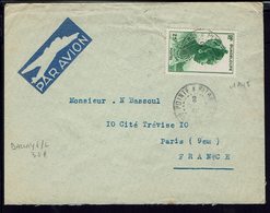 Guadeloupe - 1948 - Timbre "Guadeloupéenne" N° 212 à 25 F Seul Sur Enveloppe De Pointe A Pitre Pour Paris - B/TB - - Storia Postale