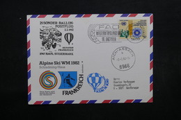 NATIONS UNIES - Carte Par Ballon En 1982, Voir Cachets - L 31911 - Lettres & Documents