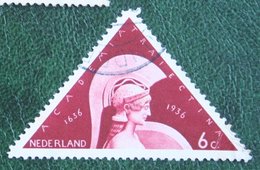 6 Ct 300 Jaar Universiteit Utrecht NVPH 287 (Mi 295) 1936 Gestempeld / USED NEDERLAND / NIEDERLANDE - Used Stamps