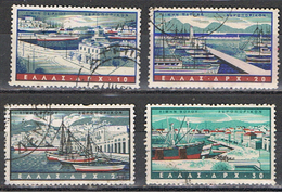 (GR 206) GRECE // YVERT 69, 71, 72, 73  POSTE AERIENNE // 1958 - Gebraucht