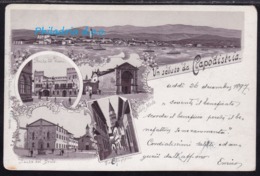 Koper, Litho In Brown, Mailed 1897 - Slovenia
