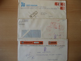 Türkei 1979/85- Bedarfsbeleg FP Reco Mit Sondermarken Oder Freistempel - Luchtpost