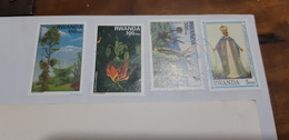 Cover Rwanda To Italy Ruanda Postal History - Used Stamps