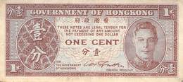1 Cent Hongkong 1952 VF/F (III) - Hongkong
