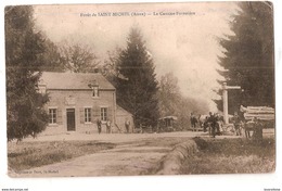 CPA 02 FORET DE SAINT MICHEL LA CANTINE FORESTIERE BELLE ANIMATION RARE BELLE CARTE !! - Otros & Sin Clasificación