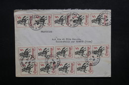 SUÈDE - Enveloppe De Stockholm Pour La France En 1968 , Affranchissement Plaisant ( 3 Bandes De Roulettes) - L 32046 - Cartas & Documentos