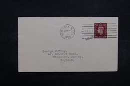 ETATS UNIS - Oblitération Paquebot Sur Enveloppe De New York En 1939 Pour Le Royaume Uni - L 32080 - 1941-60