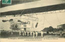 DIRIGEABLE  " Capitaine Marchal "  La Nacelle , Les Hélices - Zeppeline