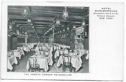 Early Postcard, Hotel Marlborough, Broadway St, 36 And 37, Herald Square, The Famous German Rathskeller. - Broadway