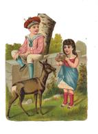 DECOUPI ENFANT ET BICHE - - Enfants