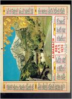 CALENDRIER 1978 PAYS DU MONT BLANC JARDIN EN PAYS DE LOIRE ALMANACH DES P.T.T. - Big : 1971-80