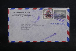 HONDURAS - Enveloppe Commerciale De Tegucigalpa Pour Paris En 1955 , Affranchissement Plaisant - L 32178 - Honduras