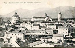 PISA - PANORAMA DELLA CITTA COI PRINCIPALI MONUMENTI. ITALIE POSTALE CPA CIRCA 1910's NON CIRCULÉ -LILHU - Pisa