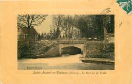 58 - SAINT AMAND EN PUISAYE - Le Pont Sur La Vrille (couleur) - Saint-Amand-en-Puisaye