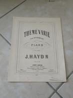 Thème Varié En Ut Majeur - Musique Classique Piano (J. Haydon) - Keyboard Instruments
